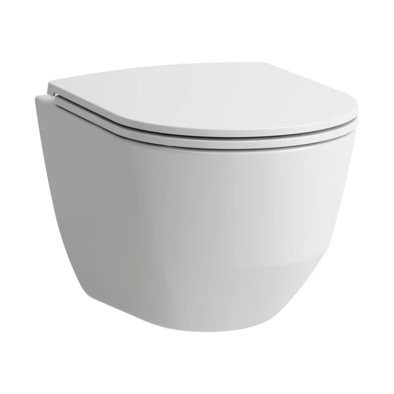 Laufen, Závěsné WC Pack, compact, rimless včetně sedátka s poklopem slim H8669550000001