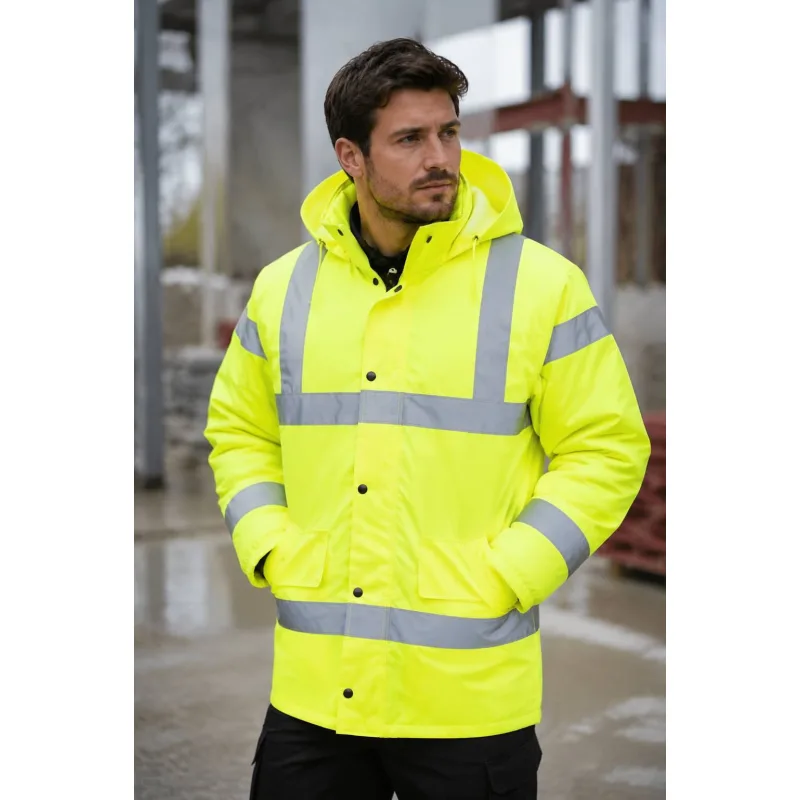 Zateplená Hi-Vis prodyšná bunda