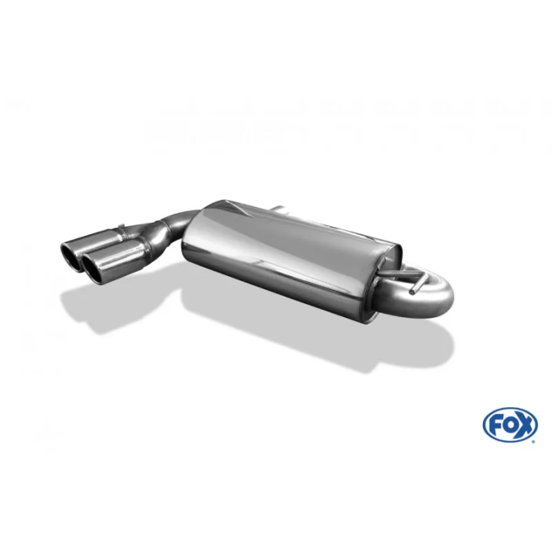 Fox Sportauspuff s koncovkou 2x80 Typ 16 pro Audi S3 8L s motorem 1.8 T
