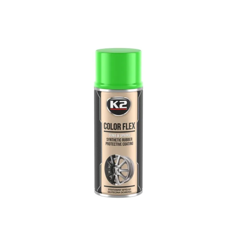 K2 color flex 400 ml zelená - ochranný nátěr ze syntetického kaučuku L343JZ