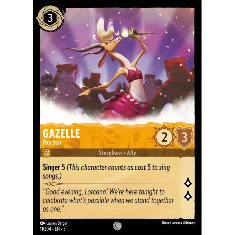 Gazelle - Pop Star - foil