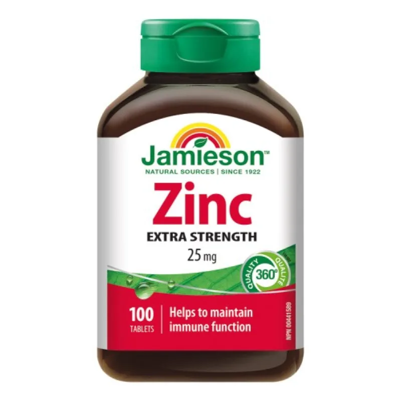 Jamieson Zinok 25 mg 100 tabliet