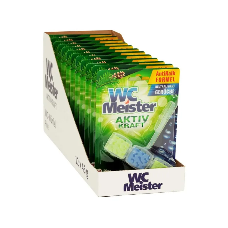 WC Meister závěsný blok do WC lesní vůně 12x45g-VÝHODNÉ BALENÍ  - originál z Německa