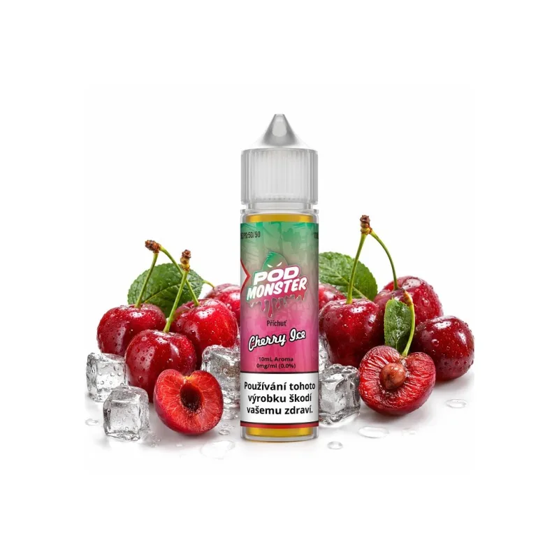 POD Monster S&V Cherry ICE 10ml  Ledová třešeň