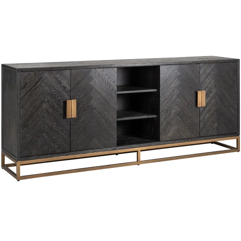 Dubová komoda Blackbone 225 x 45 cm