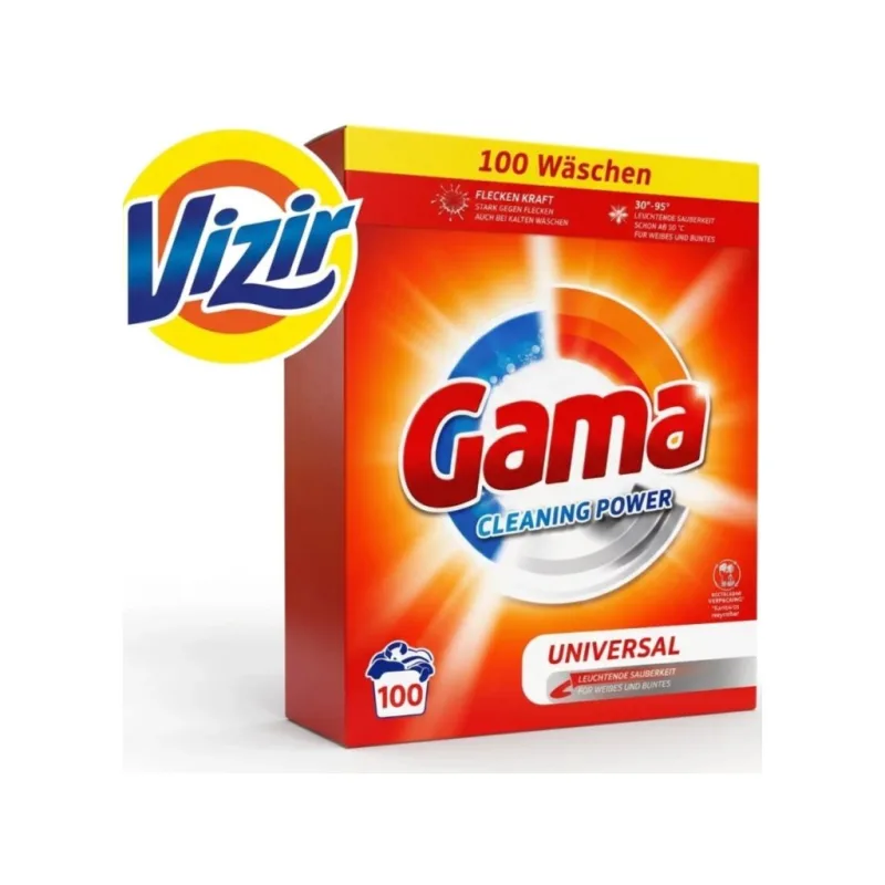 Vizir/GAMA Univerzální prací prášek 6 kg, 100 praní  - originál z Německa