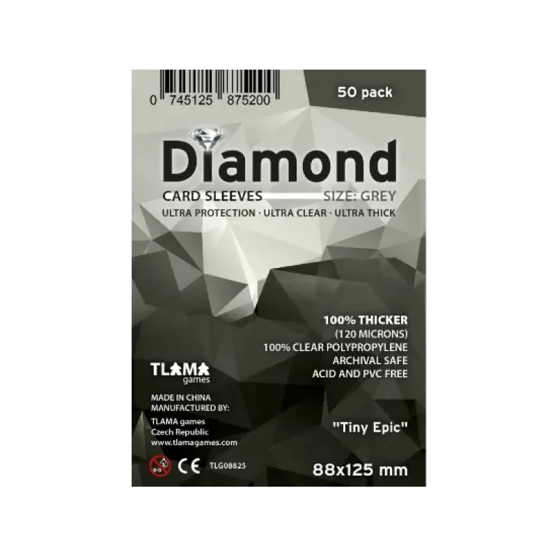 Obaly na karty Diamond Grey: "Tiny Epic" (88x125 mm)