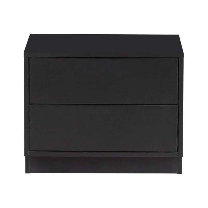 Čierny modulárny TV stolík z borovicového dreva 50x40 cm Finca – WOOOD