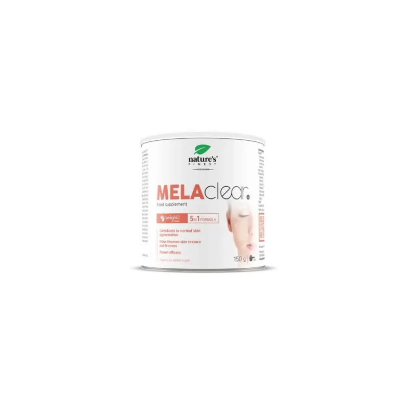MELAclear+ - formule pro rovnoměrný tón pleti 150g NATURE´S FINEST