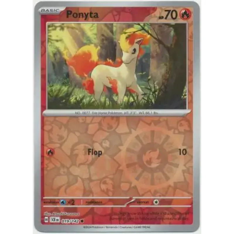 Ponyta (SCR 019) - REVERSE HOLO
