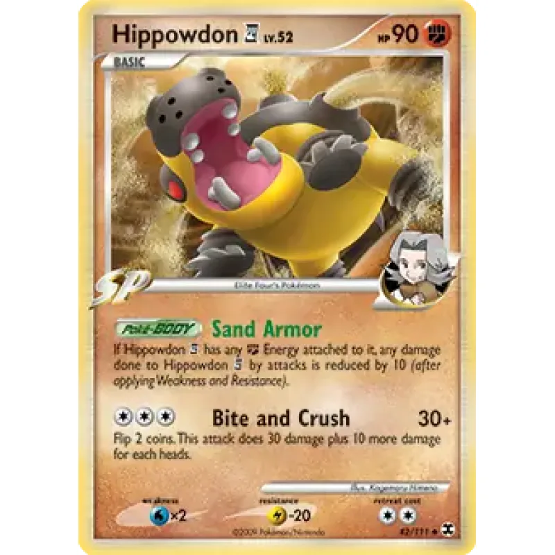 HIPPOWDON LV.52 - 042/111 - EXCELLENT