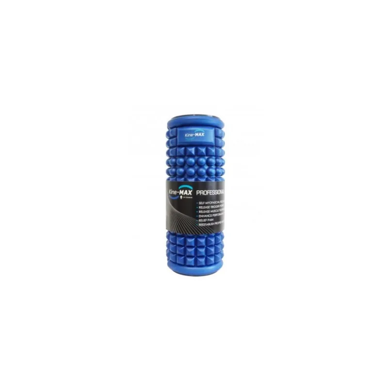 KINE-MAX PROFESSIONAL MASSAGE FOAM ROLLER - MASÁŽNÍ VÁLEC - MODRÝ
