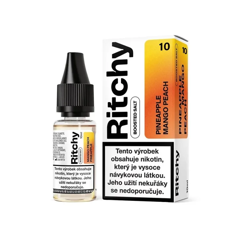 Ritchy Salt - Pineapple Mango Peach - 10mg  Ananas, Mango, Broskev