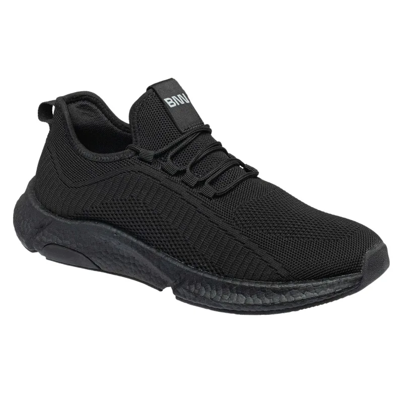 BENNON MEADOW OB BLACK LOW / Ultraľahká poltopánka - čierna 35