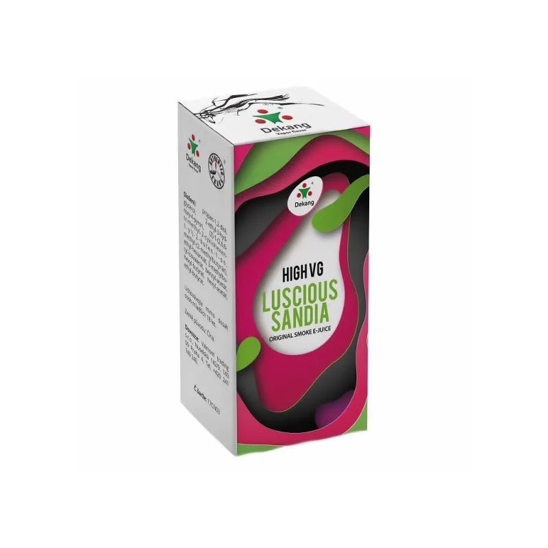 Dekang High VG E-liquid - 10ml - 3mg - Luscious Sandia (Vodní meloun)