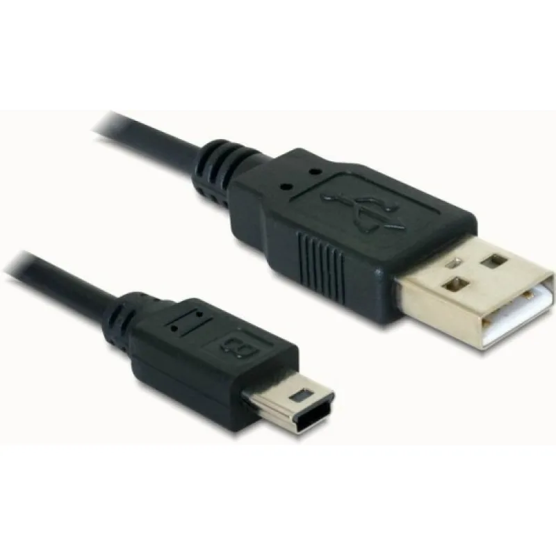 Delock kabel USB 2.0 A-samec > USB mini-B 5-pin samec, 0,7 metru 82396
