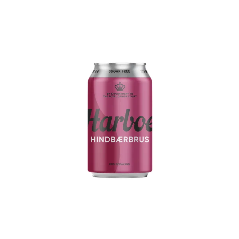Harboe limonáda s malinovou příchutí light 330 ml