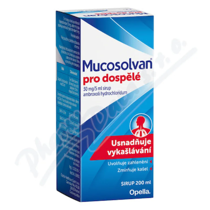 Mucosolvan pro dospělé 30mg/5ml sirup 200ml