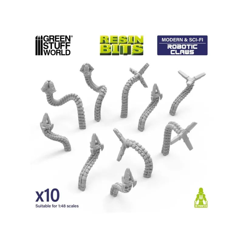 Green Stuff World 3D Printed Robotic Claws 1:48