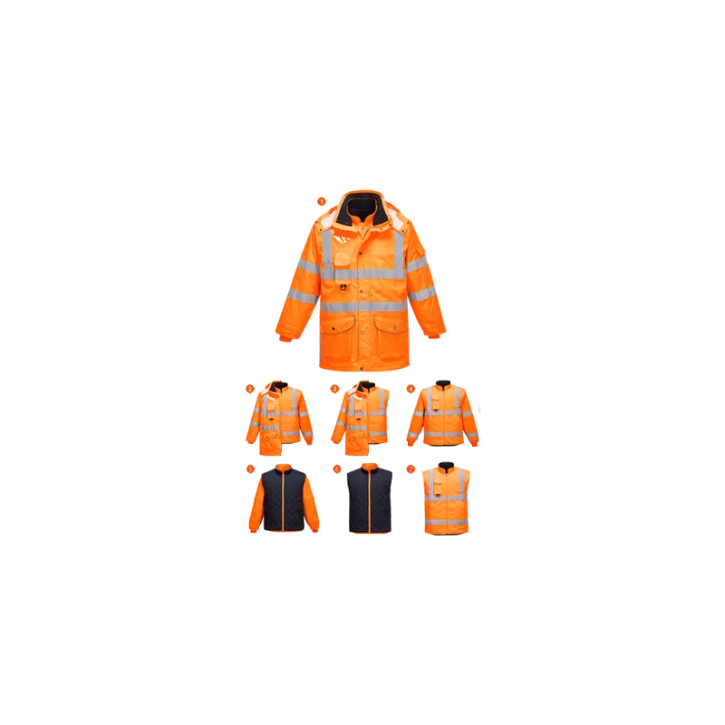 Zimní bunda Hi-Vis Traffic 7v1 RIS