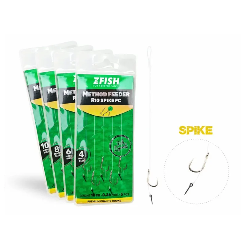 ZFISH Návazec Method Feeder Rig Spike FC 5 ks