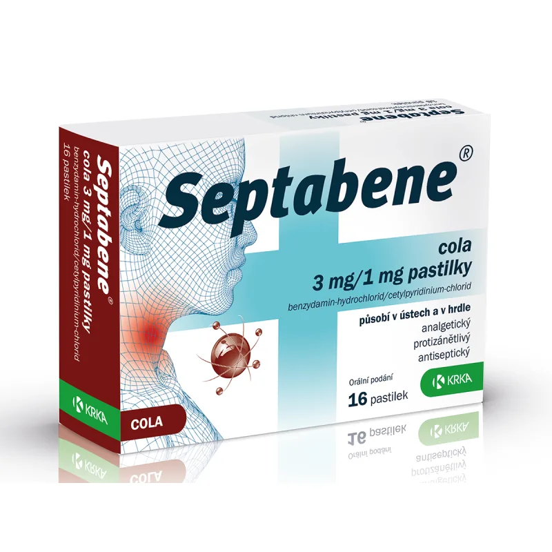 Septabene cola 3mg/1mg pas.16
