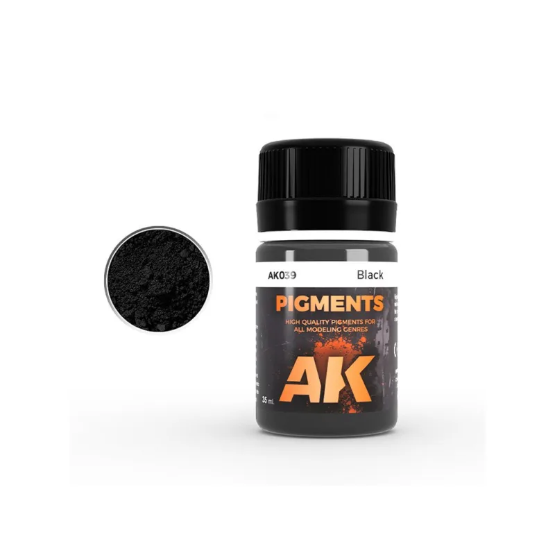 AK Interactive AK039 BLACK PIGMENT (35ml)