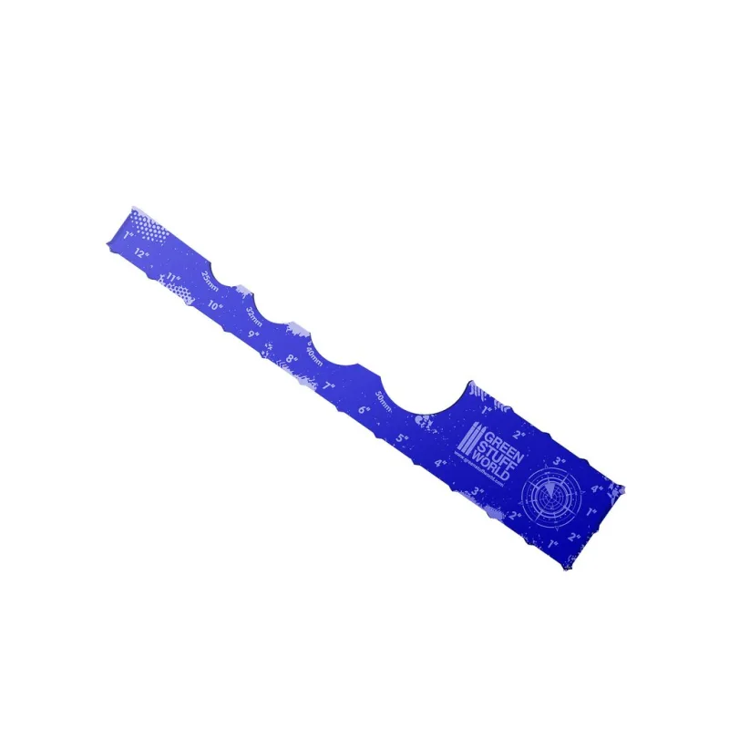 Green Stuff World Gaming Measuring Tool - Blue 12 inches