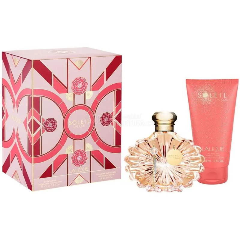 Lalique Soleil Set - EDP 100 ml + tělové mléko 150 ml Dárková sada