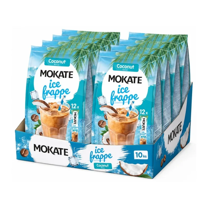 Mokate instantní ledové frappé kokos 10x150 g - VÝHODNÉ BALENÍ  - výhodné balení
