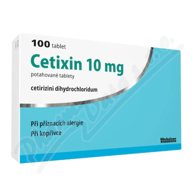 Cetixin 10mg 100 tablet – náhled 1