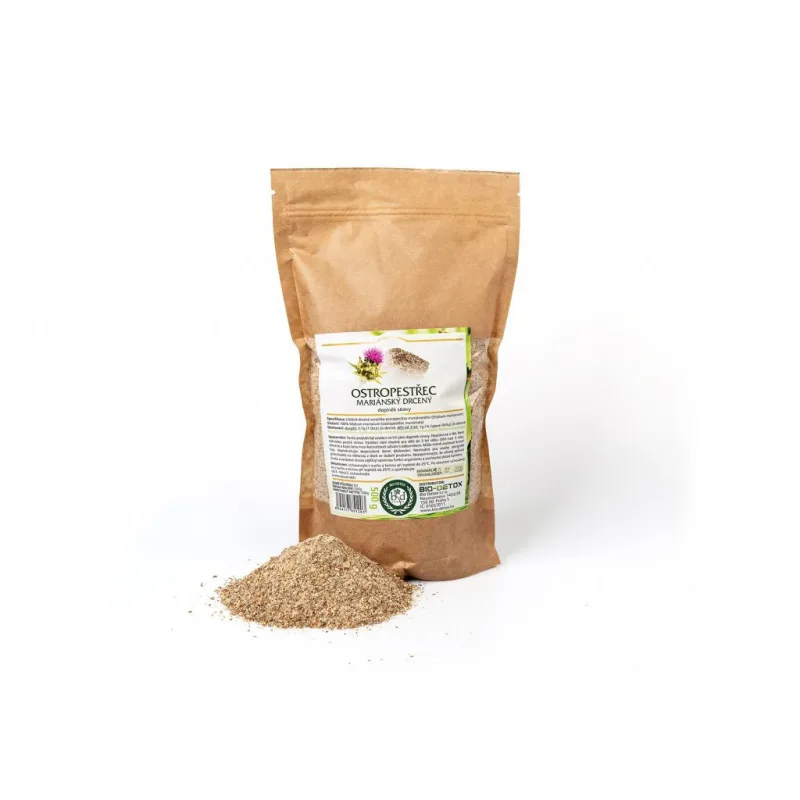 OSTROPESTŘEC Mariánský DRCENÝ "PREMIUM" 500g BIO-DETOX