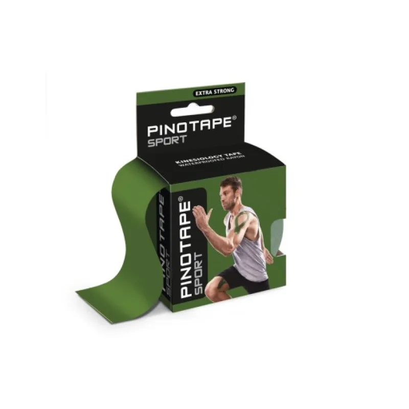PINOTAPE® Sport, olivově zelený, 5 cm x 5 m
