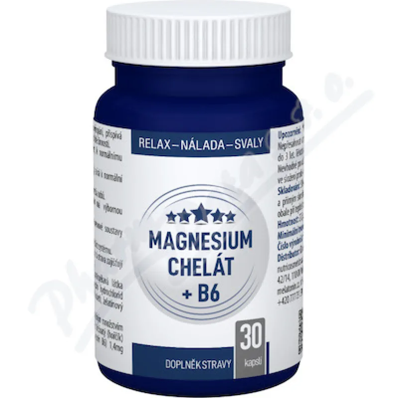 Magnesium chelát + B6 cps.30