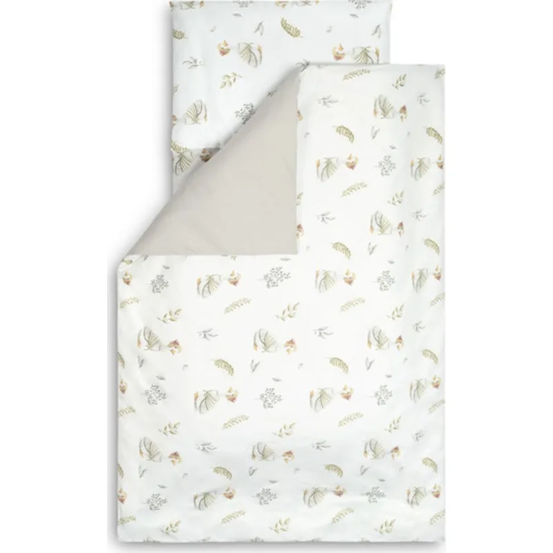 Sada povlečení do postýlky 2ks + prostěradlo 100x135 cm pírka