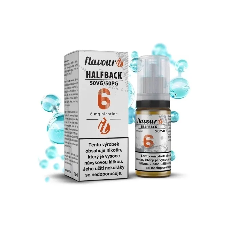 Flavourit HALFBACK - nikotinový booster - 50/50 - 10ml - 6mg