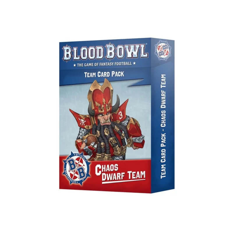 Blood Bowl Chaos Dwarf Team – Card Pack