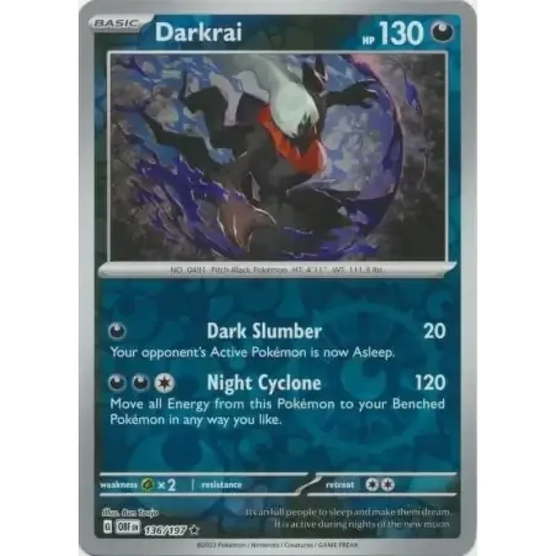 Darkrai (OBF 136) - REVERSE HOLO