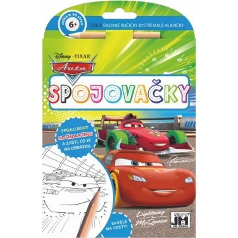 Spojovačky s tužkou Auta/Cars