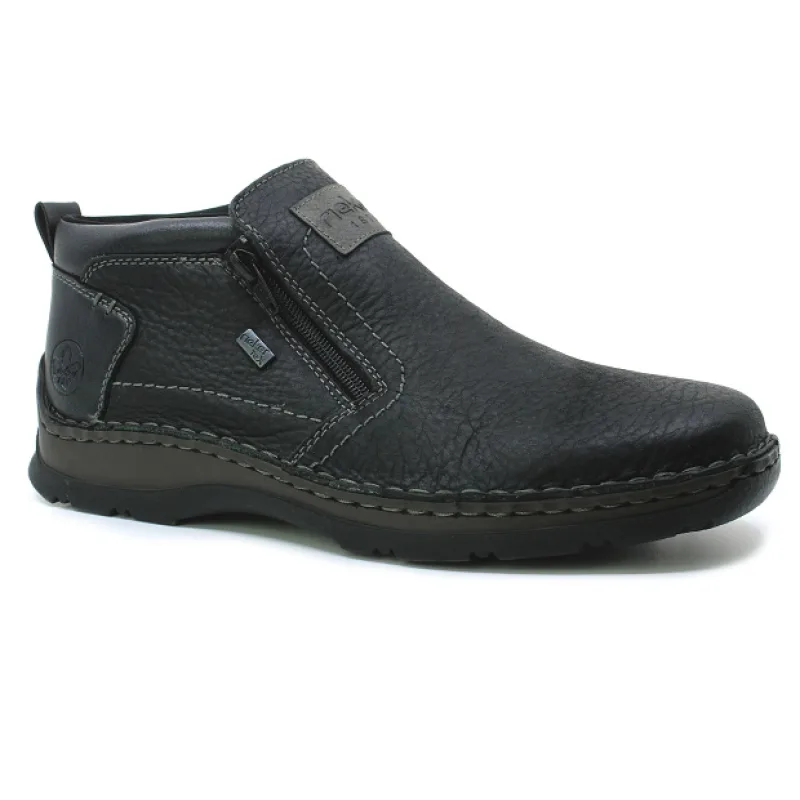 RIEKER 05357-00 black, pánská kotníková obuv vel.42
