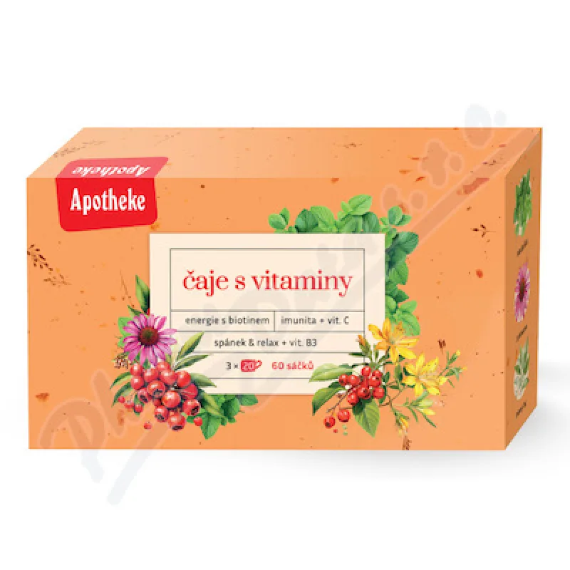 Apotheke Čaje s vitaminy 3x20sáčků