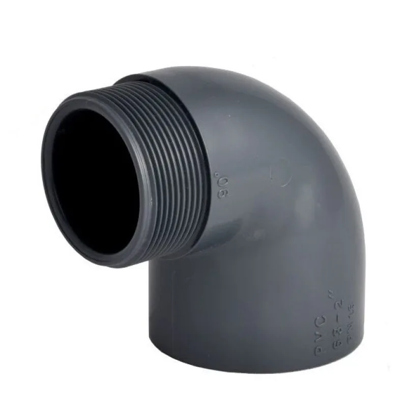 PVC koleno 63 mm 90° lepenie x 2" vonkajší závit