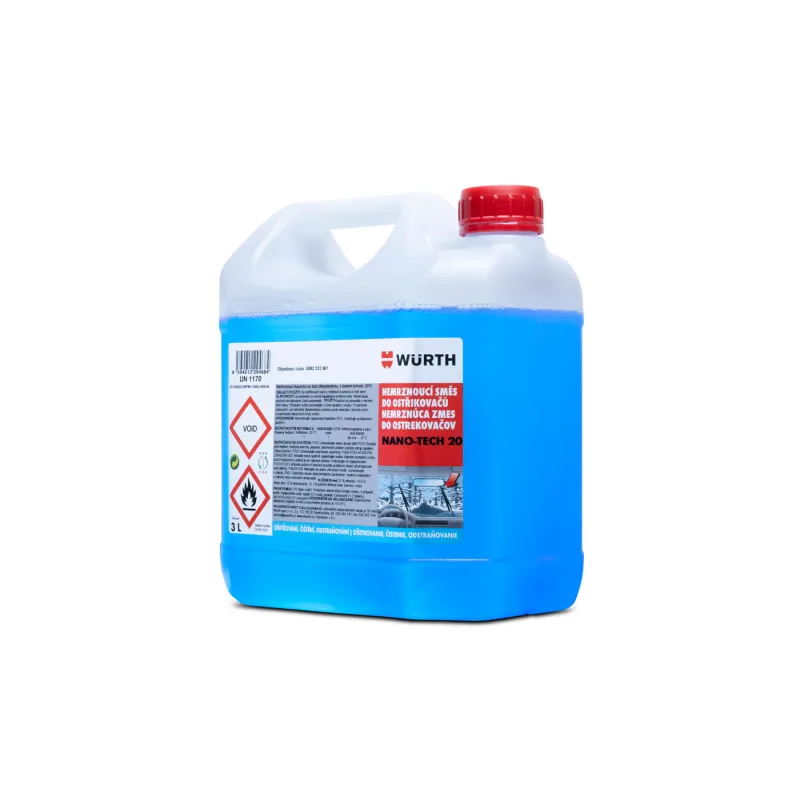 Würth nemrznoucí směs do ostřikovačů, balení 3 l