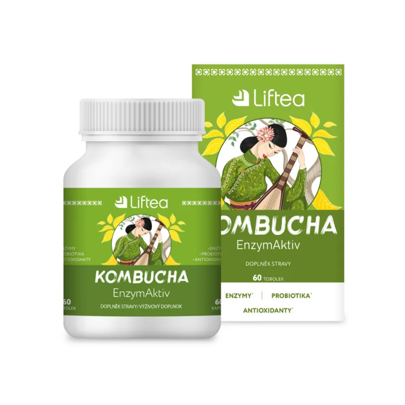 KOMBUCHA Enzymaktiv 60 tob. LIFTEA
