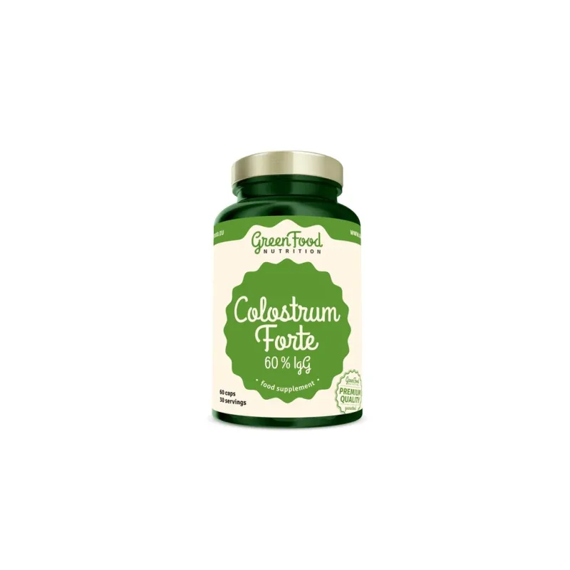 Colostrum forte 60% lgG - KOLOSTRUM - 60 kapslí GREENFOOD NUTRITION