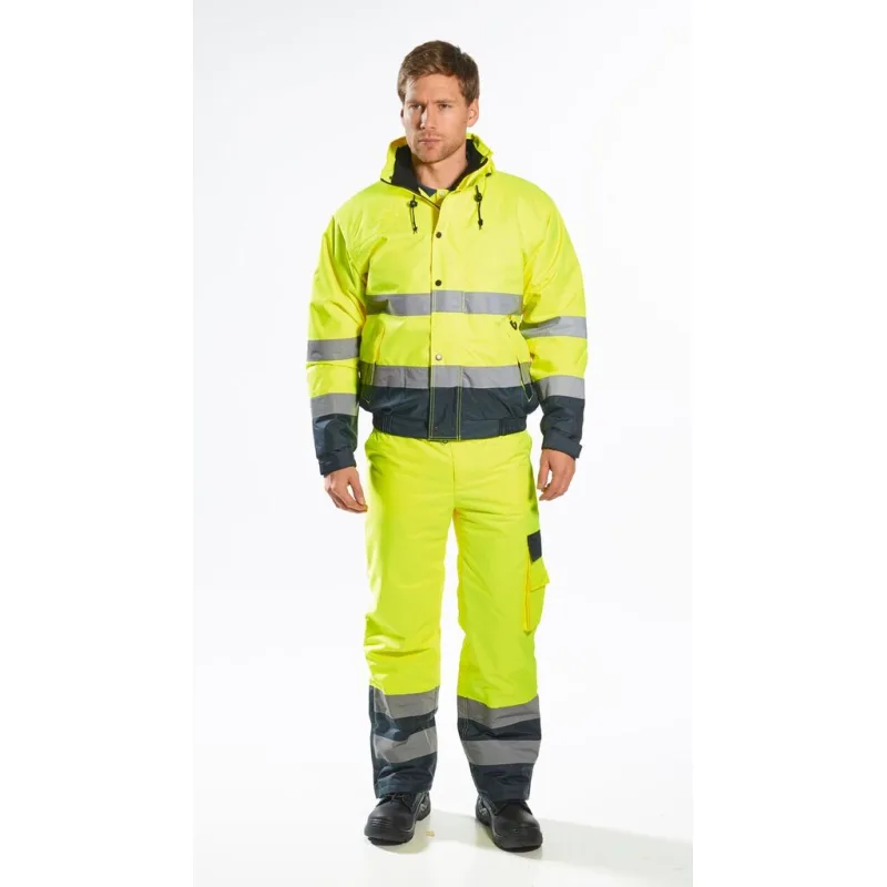 Dvoubarevný Hi-Vis bomber