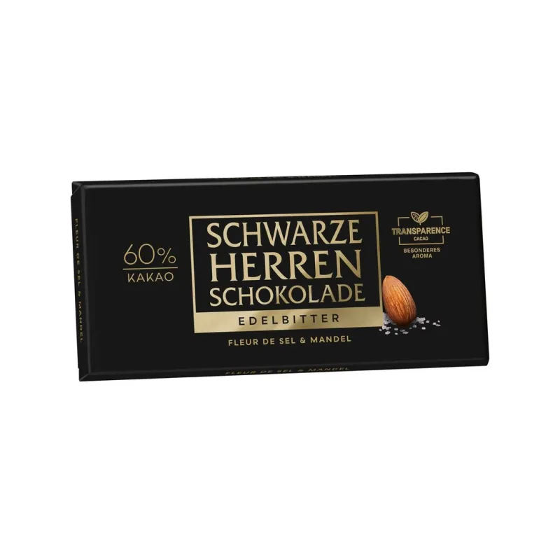 Sarotti Pánská čokoláda hořká s mořskou solí a mandlemi 100g  - originál z Německa