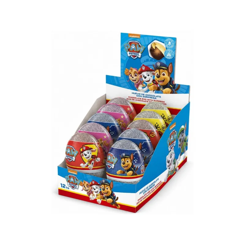 Paw Patrol čokoládové vajíčko s překvapením 12x20 g - VÝHODNÉ BALENÍ  - výhodné balení
