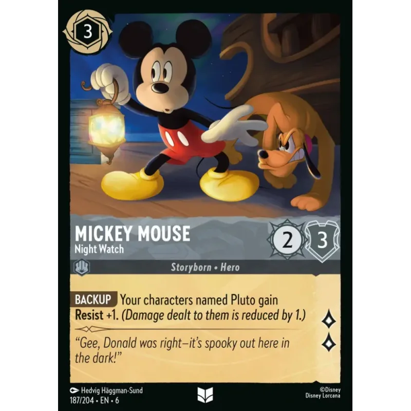 Mickey Mouse - Night Watch - foil