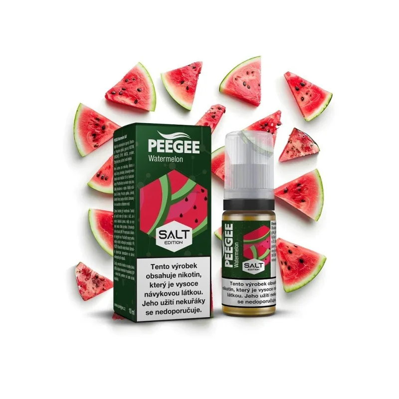 PEEGEE Salt - E-liquid - Vodní meloun - 20mg